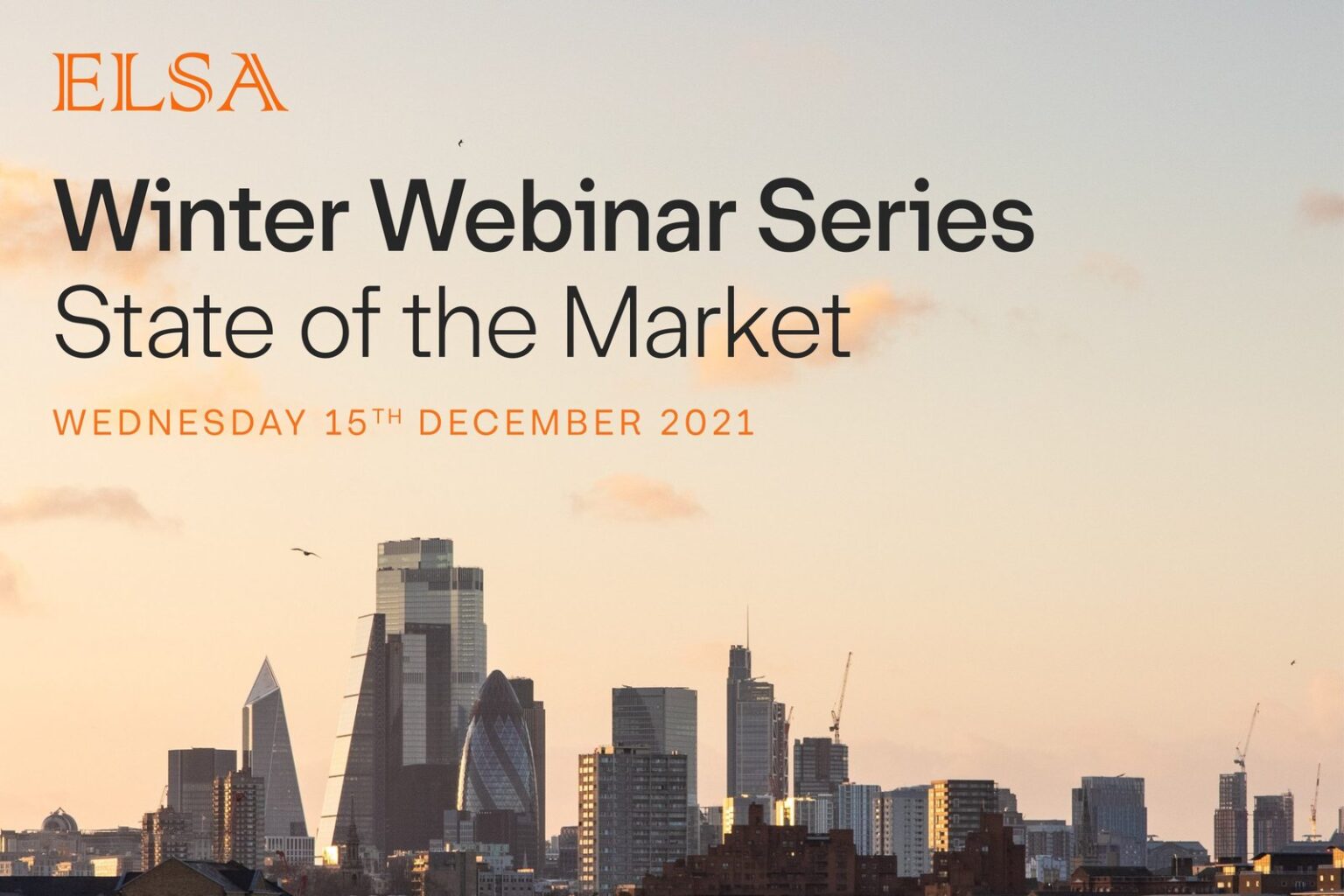 ELSA Webinar ELSA Webinar
